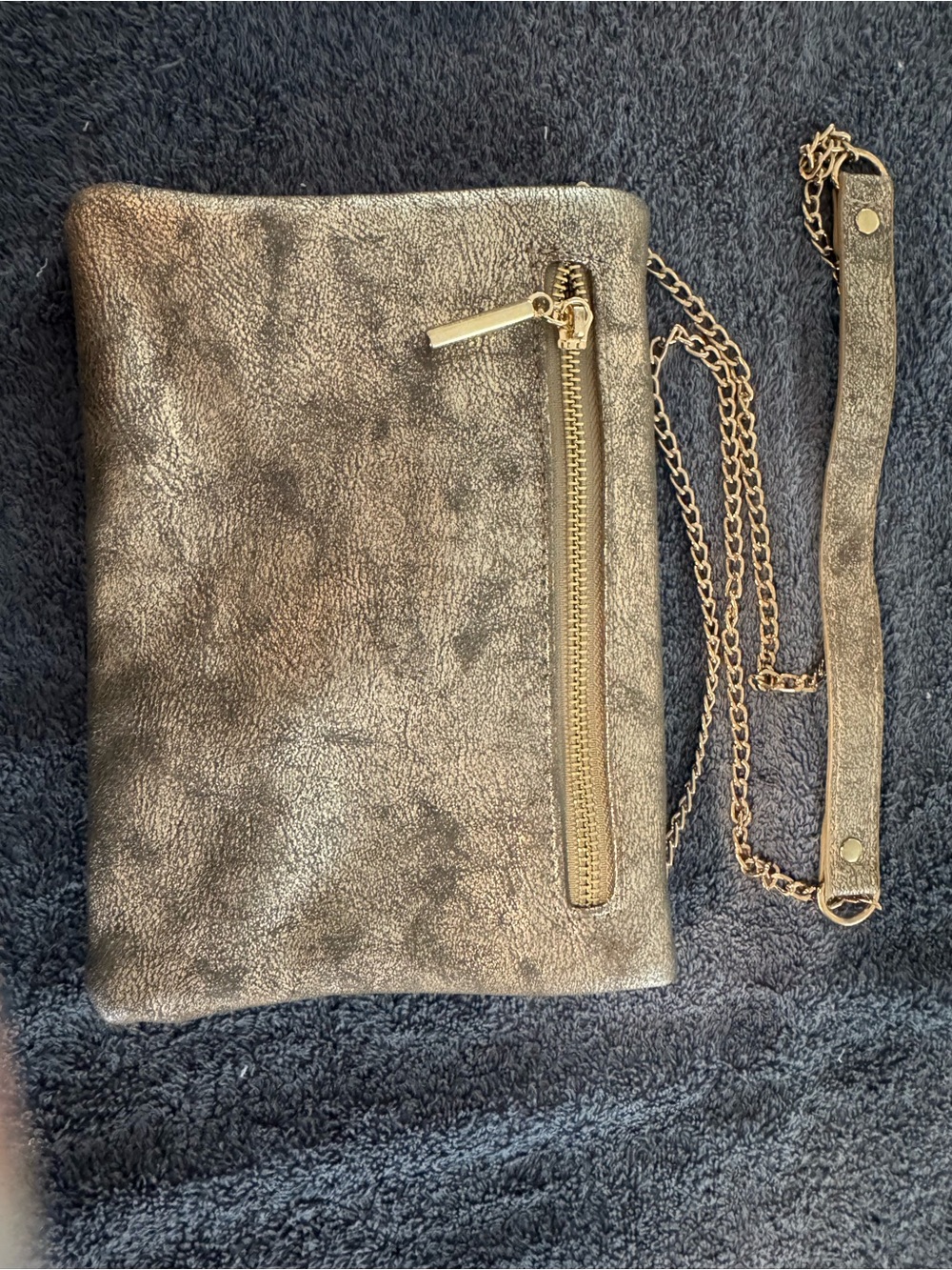 Altar'd State Metallic Gold Chain Crossbody Bag
